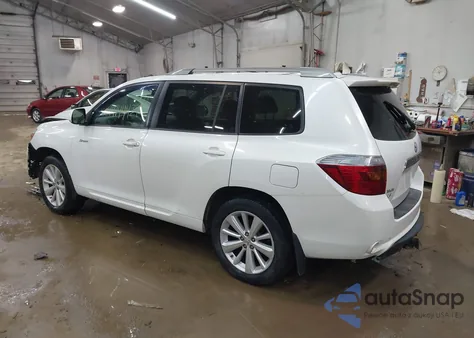 2009 Toyota Highlander Sport from USA, damaged, VIN JTEES43A692140224